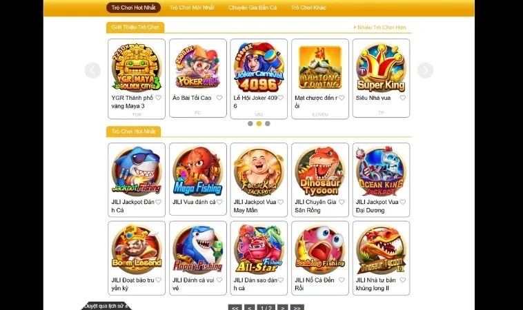 Các trò chơi bắn cá hấp dẫn tại nhà cái 89BET