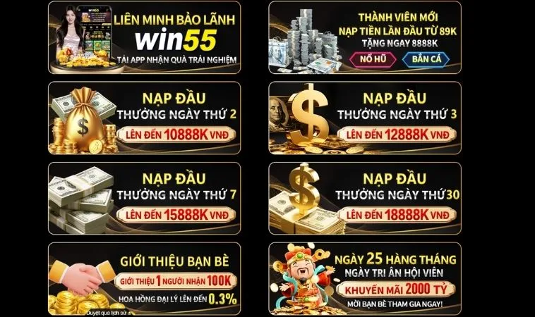 Các chương trình khuyến mãi 89Bet hấp dẫn