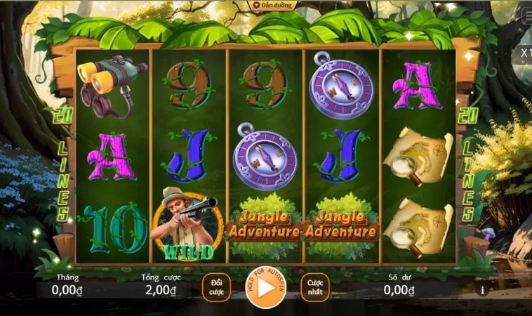 Giao diện chơi Nổ Hũ Rừng Xanh 89Bet