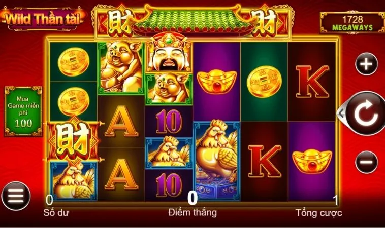 Đồ họa game Nổ Hũ Thần Tài 89Bet thiết kế ấn tượng